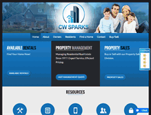 Tablet Screenshot of cwsparks.com